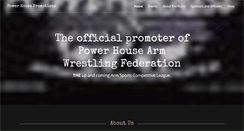 Desktop Screenshot of powerhousepromotions.net