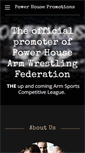 Mobile Screenshot of powerhousepromotions.net